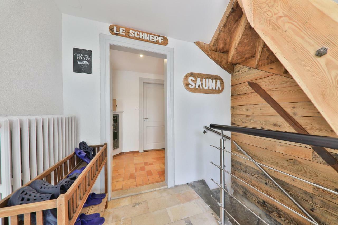 Locations Des 3 Sommets Avec Sauna Et Spa En Alsace Sondernach Exterior photo